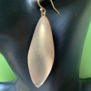 Alexis Bittar Long Leaf-Inspired Lucite Drop Earrings